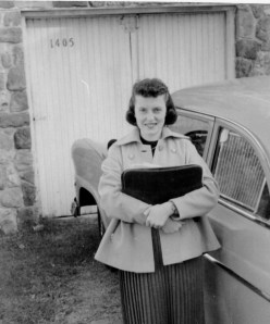 Kathleen the Bible college student while I was traveling on deputation